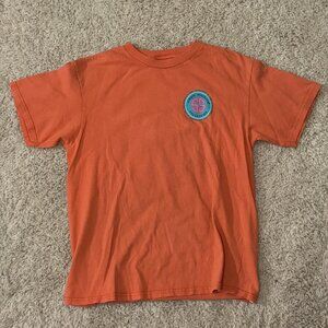 Orange Simply Southern Girls Short Sleeve Shirt Size M